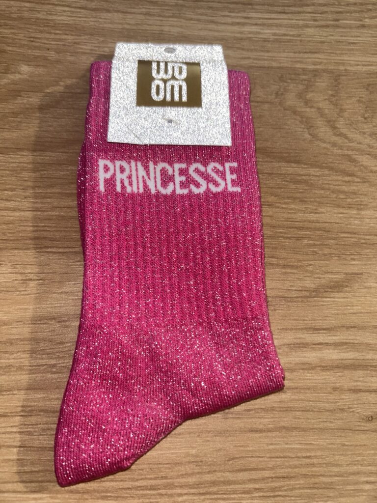 Chaussette à paillette "princesse"