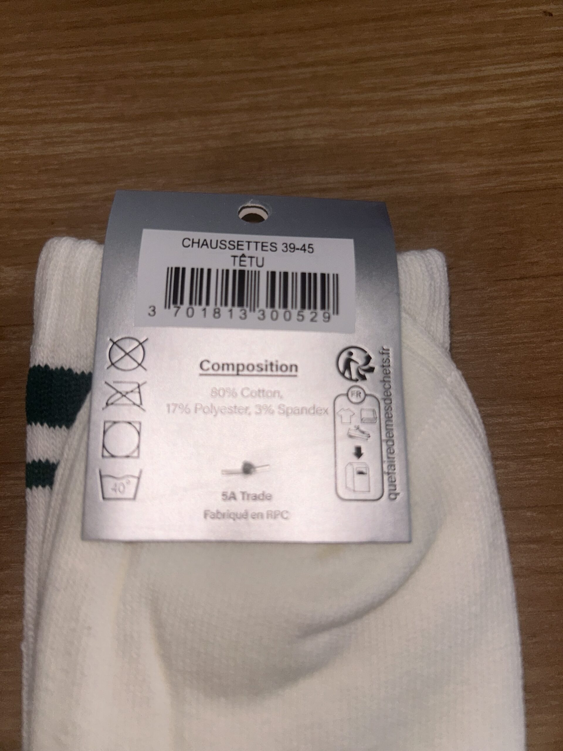 Chaussette homme "têtu" – Image 3
