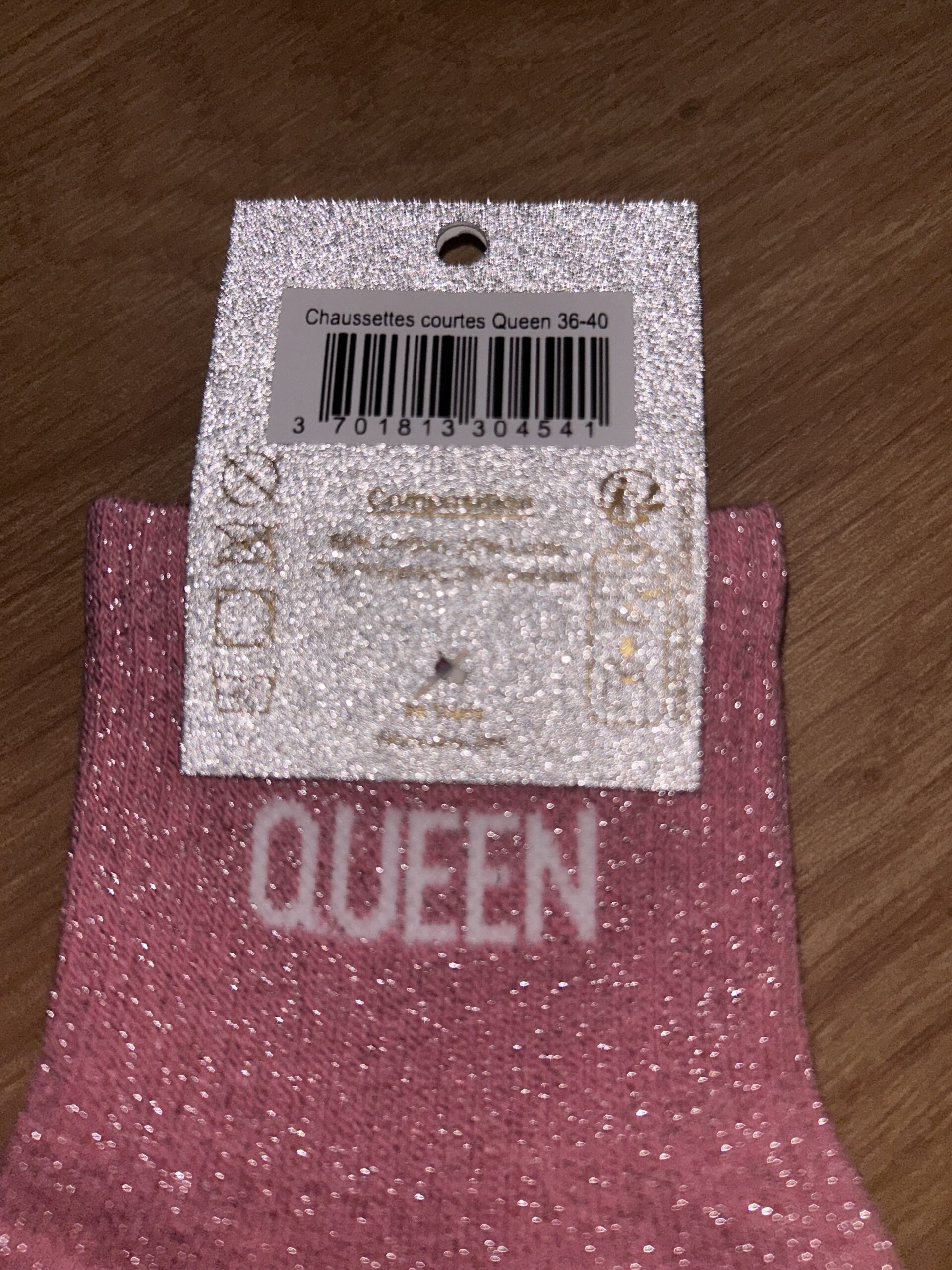 Chaussette à paillette "queen" – Image 3