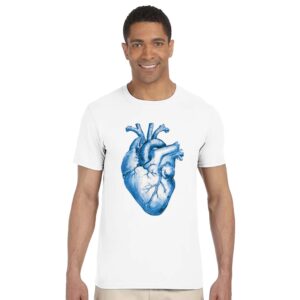 T-shirt blanc « Le cœur a ses raisons »